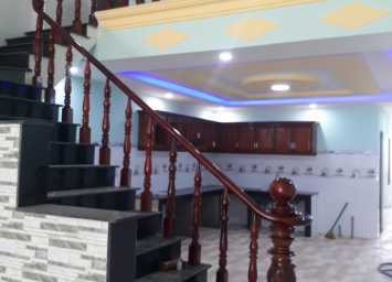 Công trình cầu thang gỗ Mỹ Phước